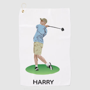 Toalla De Golf Personalice, golfista