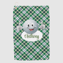 Toalla De Golf Personaliza Emoji de Golf