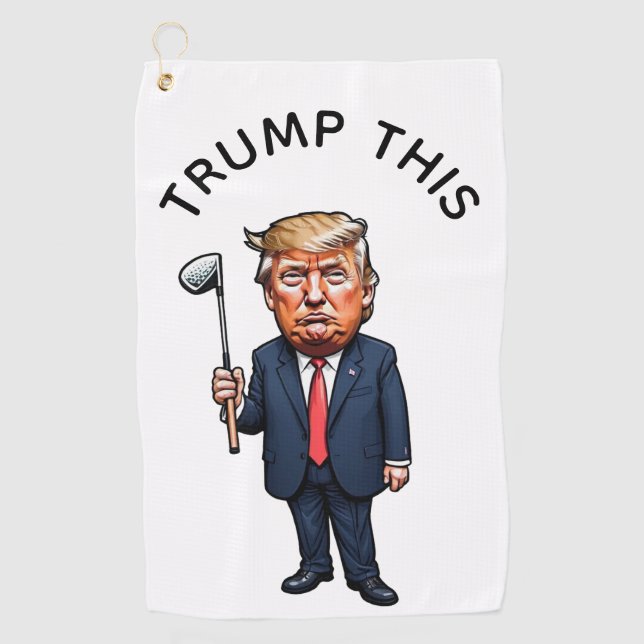 Toalla De Golf Personaliza Trump (Anverso)
