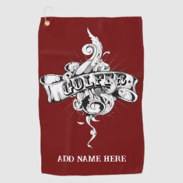 Toalla de golf personalizada