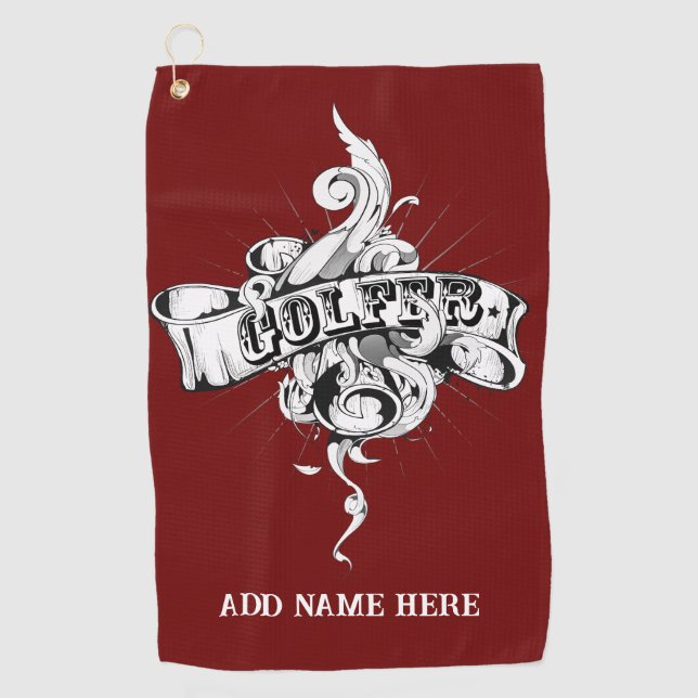 Toalla de golf personalizada (Anverso)