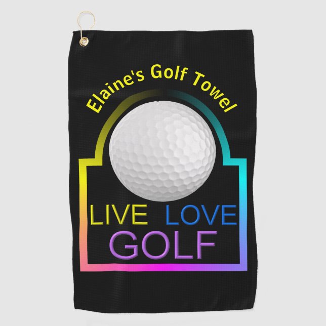 Toalla de golf personalizada (Anverso)