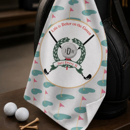 Toalla de golf personalizada