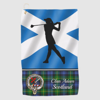 Toalla de Golf Personalizada Adam Tartan para Ella