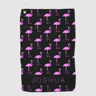 Toalla de golf personalizada con estampado de flam