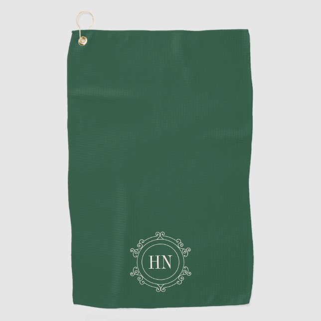 Toalla de Golf Personalizada con Iniciales (Anverso)