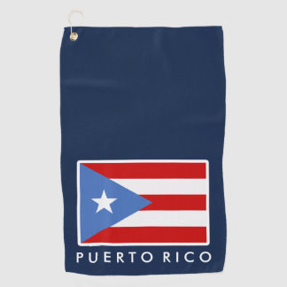 Toalla de golf personalizada de la bandera de Puer