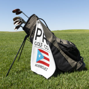 Toalla de Golf Personalizada de Puerto Rico – PR G