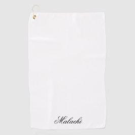 Toalla de Golf Personalizada Elegante con Nombre P