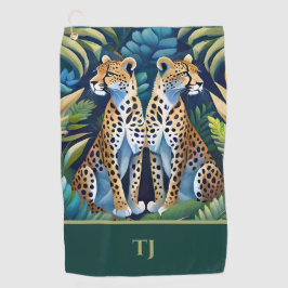 Toalla de golf personalizada Panther Power