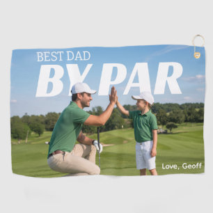 Toalla de golf personalizada PhotoPop para el Día