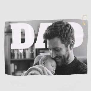 Toalla de golf personalizada PhotoPop para el Día