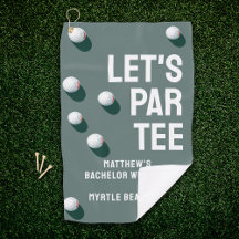Personalizado Bachelor Party Golfing Trip Let's Pa