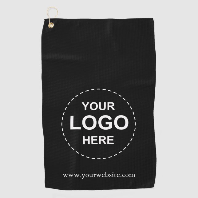 Toalla de golf personalizado con logotipo empresar (Anverso)