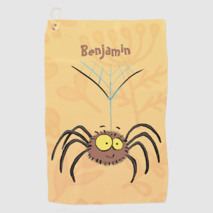 Toalla De Golf Personalizado de araña suave y adorable