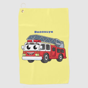 Toalla De Golf Personalizado de motor de fuego alegre