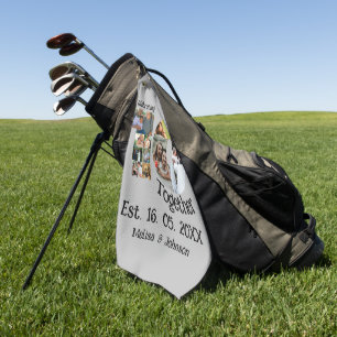 Toalla De Golf Personalizado décimo aniversario del boda 11 colla