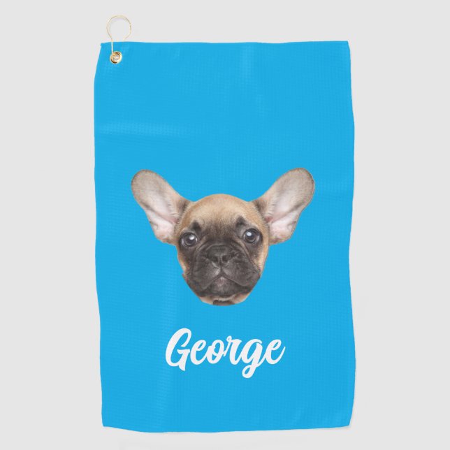 Toalla De Golf Personalizado fotográfico personalizado Mascota Pe (Anverso)