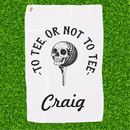 Toalla De Golf Personalizado Funny Golfer Cita simple