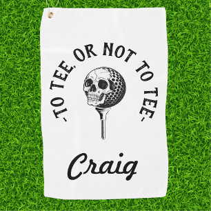 Toalla De Golf Personalizado Funny Golfer Cita simple
