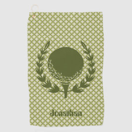 Toalla De Golf Personalizado magnético de la hoja de bolas de gol