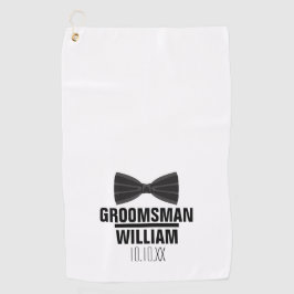 Toalla De Golf Personalizado Mejor Hombre Boda Groomsman