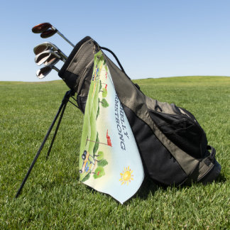 Toalla de golf personalizado Monograma