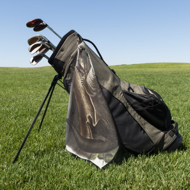 Toalla De Golf Personalizado personalizado Canadá Otter (Verde)