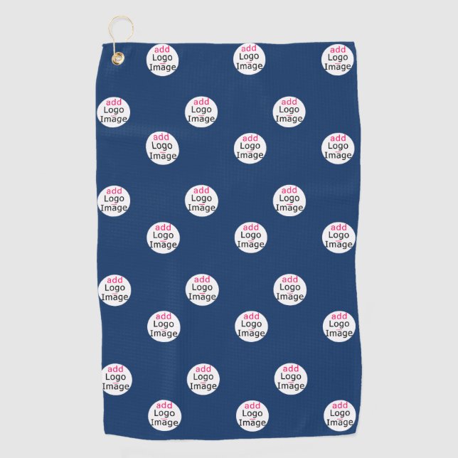 Toalla De Golf Personalizado profesional moderno Marina de Negoci (Anverso)