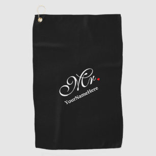Toalla De Golf Personalizado Sr. Husband Groom Sus Nuevas Cameras