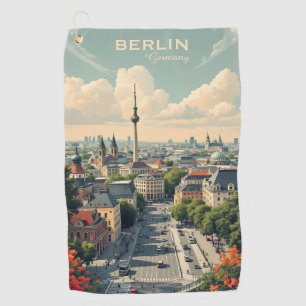 Toalla De Golf Personalizado Textos Berlín, Alemania