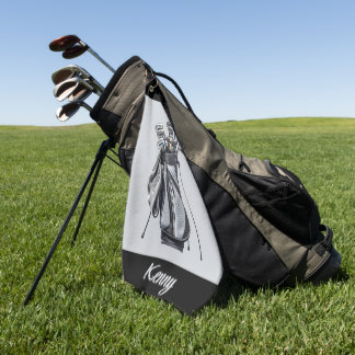 Toalla De Golf Personalize Gray
