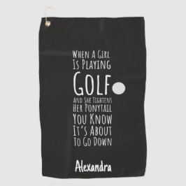 Toalla De Golf Personalized Funny Golf Gifts For Her Teen Girls