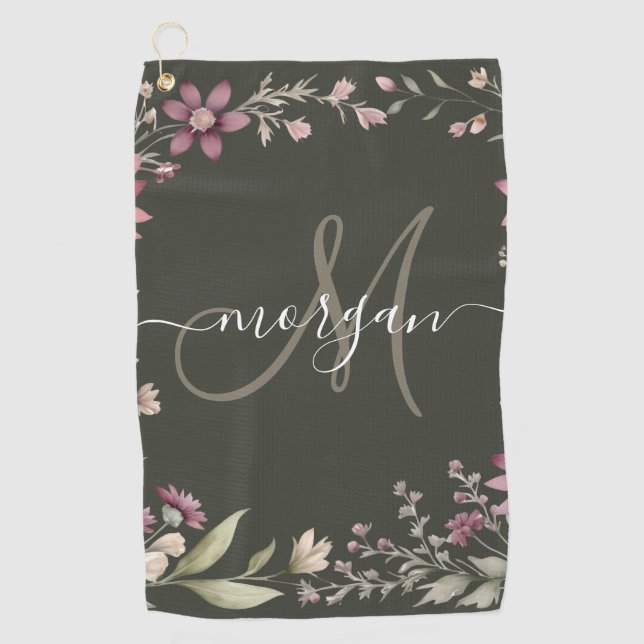 Toalla De Golf Personalized Monogram  (Anverso)