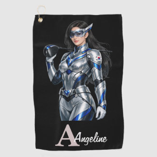 Toalla De Golf Personalized Superhero Golf Towel