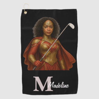 Toalla De Golf Personalized Superhero Golf Towel
