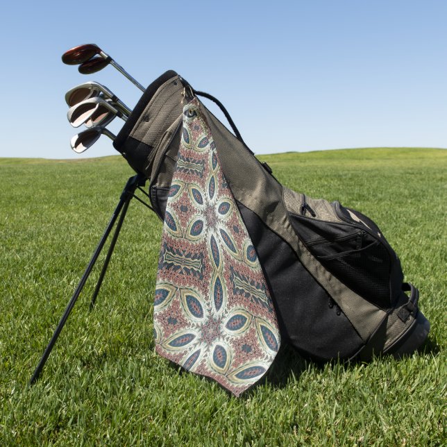 Toalla De Golf Pétalos Celestiales de Infinito (Verde)
