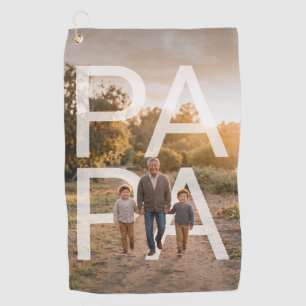 Toalla De Golf PhotoPop Papá Familia Personalizada