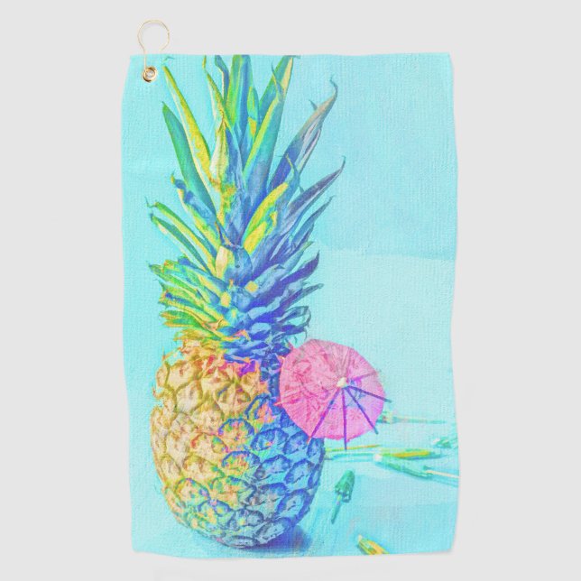 Toalla De Golf Piña Tropical (Anverso)