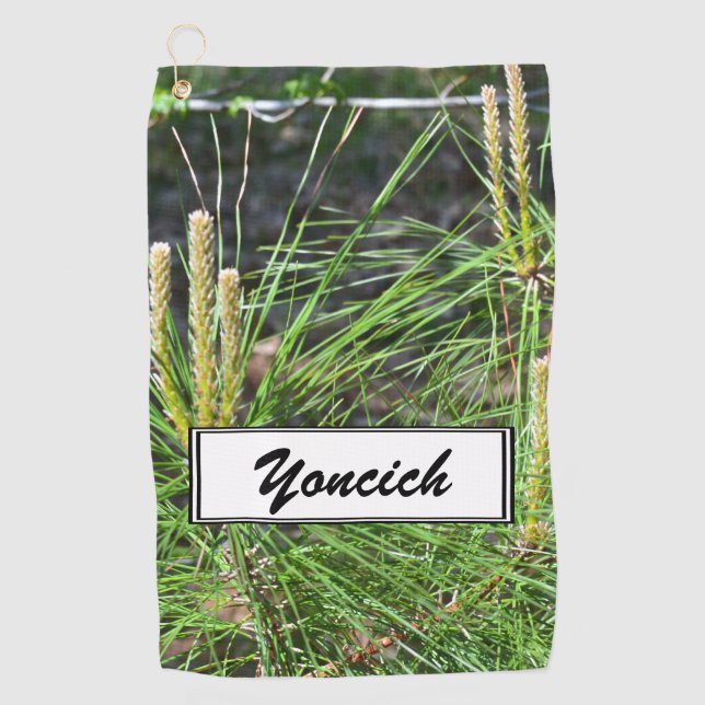 Toalla De Golf Pine Needles de Kenneth Yoncich (Anverso)