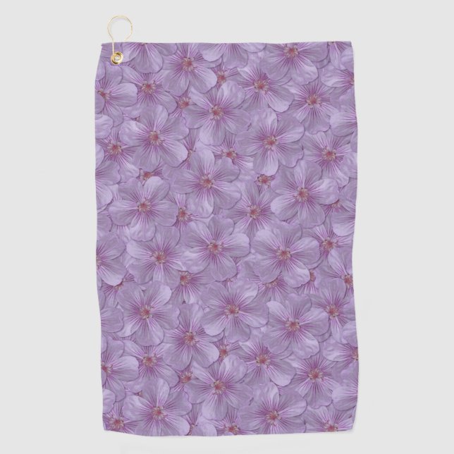 Toalla De Golf Pineywoods Geranium Seamless Pattern (Anverso)