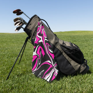 Toalla De Golf Pink Zebra Melt