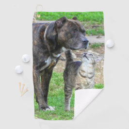 Toalla De Golf Pit Bull y Cat