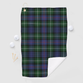 Toalla De Golf Plaid Clan MacKenzie Green Purple Check Tartan