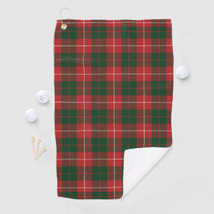 Toalla De Golf Plaid Clan MacKinnon Red Green Check Tartán
