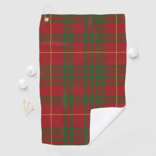 Toalla De Golf Plaid Clan MacTavish Red Green Check Tartán