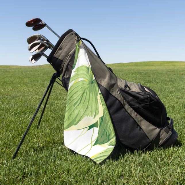 Toalla De Golf Planta Ficus 2 (Verde)