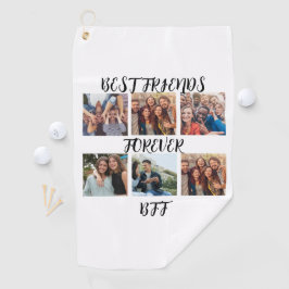 Toalla De Golf Plantilla de fotografía personalizada "Best Friend
