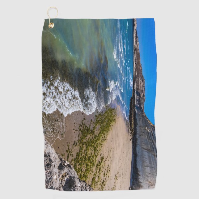 Toalla De Golf Playa de Puerto Piramides, Argentina (Anverso)