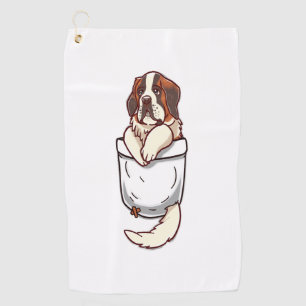 Toalla De Golf Pocket St Bernard Puppy